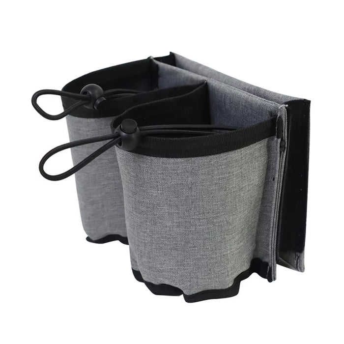 Durable Luggage Travel Cup Holder - Hands-Free Drink Storage Bag for All Suitcase Handles