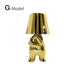 Elegant Touch Control Little Golden Man Table Lamp for Bedroom and Dining Areas - Atmosphere Lighting Decor for Home and Restaurant