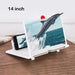 CHE15 12-16 Inch HD Video Amplifier Mobile Phone Screen Magnifier with Adjustable Folding Stand