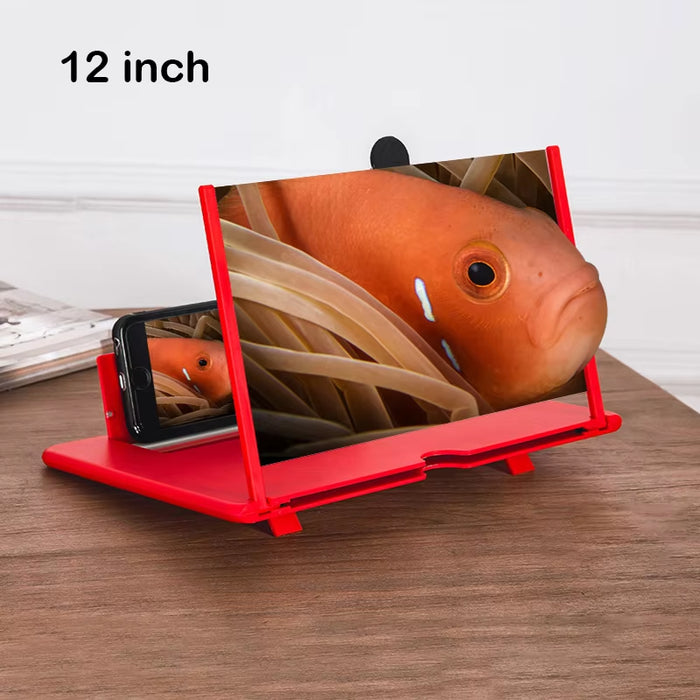 CHE15 12-16 Inch HD Video Amplifier Mobile Phone Screen Magnifier with Adjustable Folding Stand