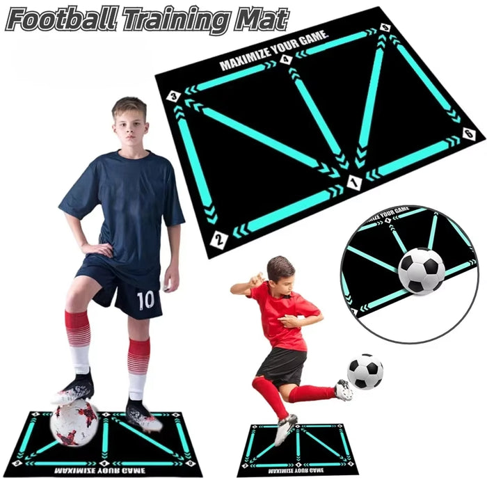 Ultimative rutschfeste Fußball-Trainingsmatte für Kinder - Mini-Teppich mit Geräuschreduktion für das Training zu Hause.