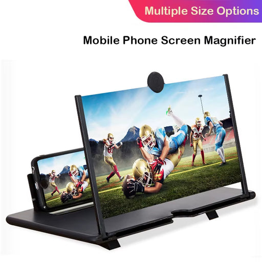 CHE15 12-16 Inch HD Video Amplifier Mobile Phone Screen Magnifier with Adjustable Folding Stand