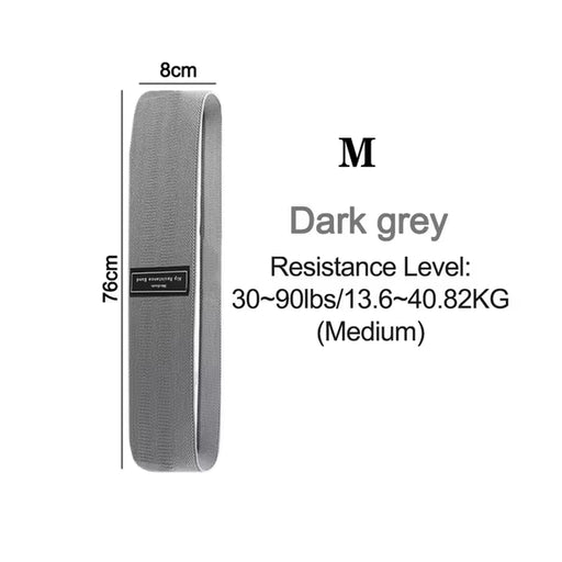 Fitness Resistance Band for Buttocks Expansion - Elastic Cloth Rubber Bands for Home Exercise Equipment