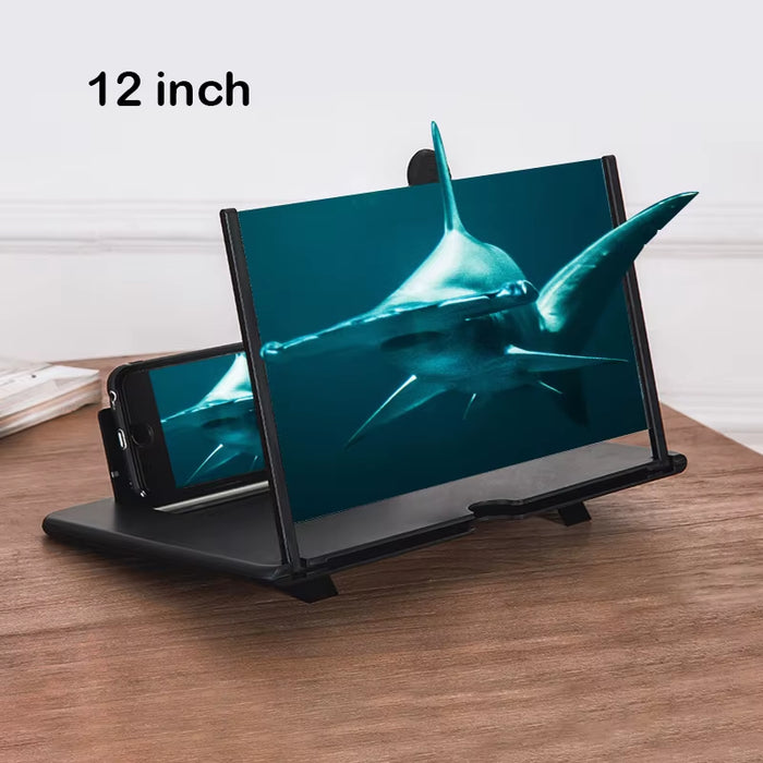 CHE15 12-16 Inch HD Video Amplifier Mobile Phone Screen Magnifier with Adjustable Folding Stand