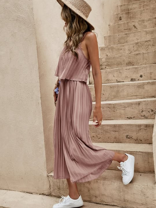 Damen Sommer Jumpsuit – Rückenfrei, Locker & Leicht | Strand- & Streetwear-Look