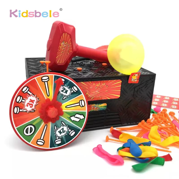 Wack-a-Balloon Blast Box: Interactive Desktop Game for Family Gatherings and Parties