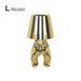 Elegant Touch Control Little Golden Man Table Lamp for Bedroom and Dining Areas - Atmosphere Lighting Decor for Home and Restaurant