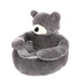 Pampered Paws Ultra Soft Semi-Enclosed Bear Pet Bed - Cozy Detachable Plush Sleeping Mat for Winter Comfort