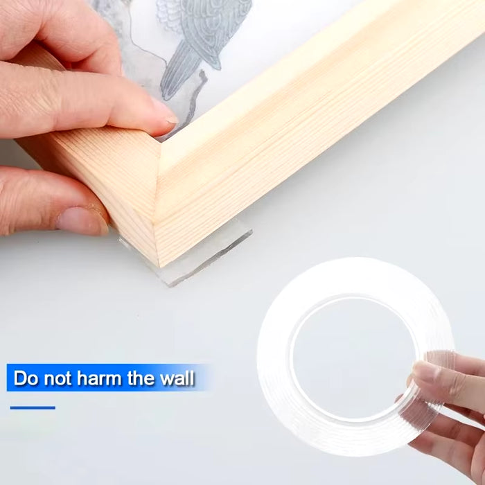 3M 5M Long High-Strength Double-Sided Nano Non-Marking Transparent Acrylic Tape for Home Appliances and Wall Decor