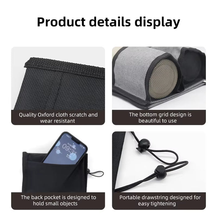 Durable Luggage Travel Cup Holder - Hands-Free Drink Storage Bag for All Suitcase Handles