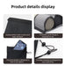 Durable Luggage Travel Cup Holder - Hands-Free Drink Storage Bag for All Suitcase Handles