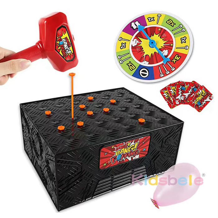 Wack-a-Balloon Blast Box: Interactive Desktop Game for Family Gatherings and Parties
