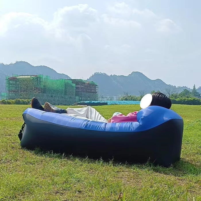 Trend Outdoor Fast Inflatable Air Sofa Bed - High-Quality Inflatable Sleeping Bag/Lazy Bag for Beach Use (240 x 70 cm)