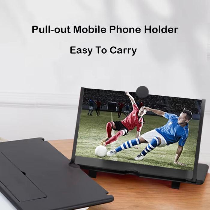 CHE15 12-16 Inch HD Video Amplifier Mobile Phone Screen Magnifier with Adjustable Folding Stand